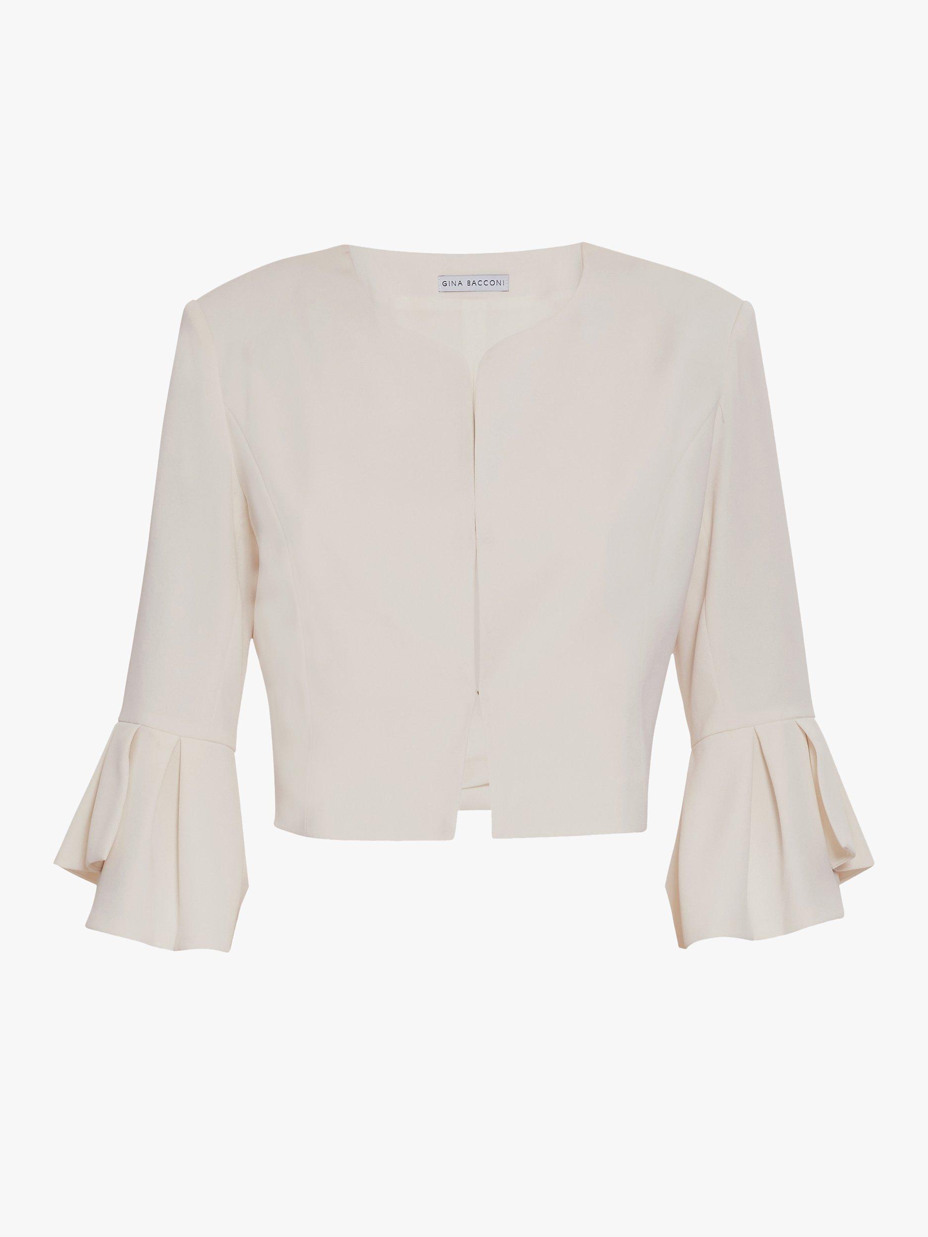 Product image 4 of 5, which shows Gina Bacconi Gigi Bolero Jacket, Antique Rose, 18