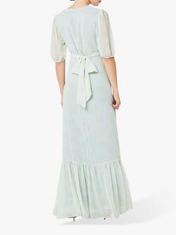 Maids to Measure Mathilda Floral Print Dress - view 2, Misty Green