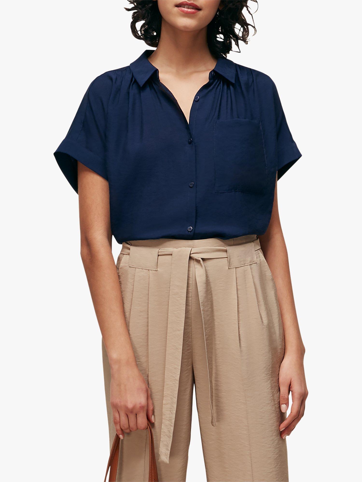 Whistles Nicola Button Through Blouse
