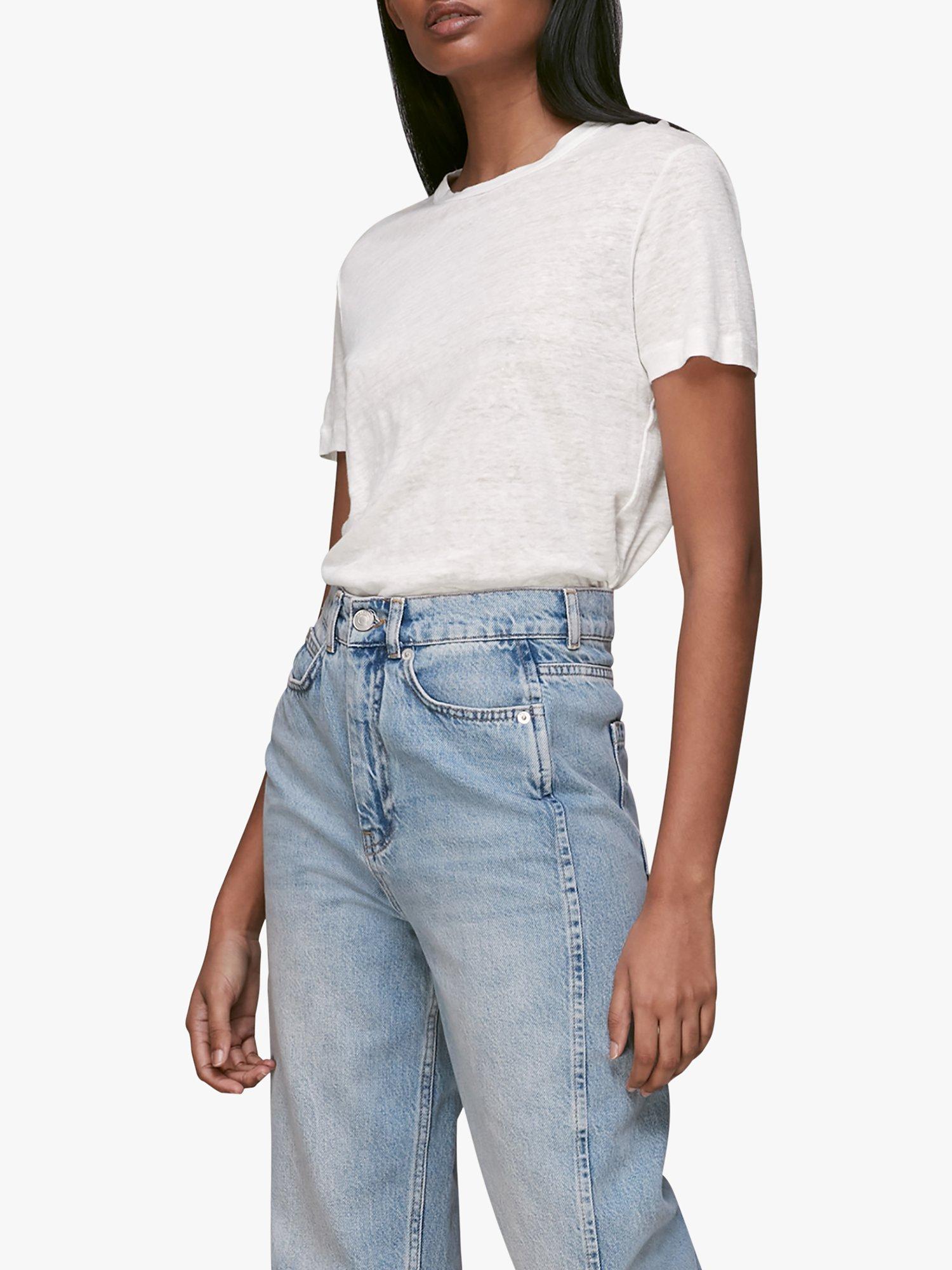 Whistles Ultimate Linen T-Shirt