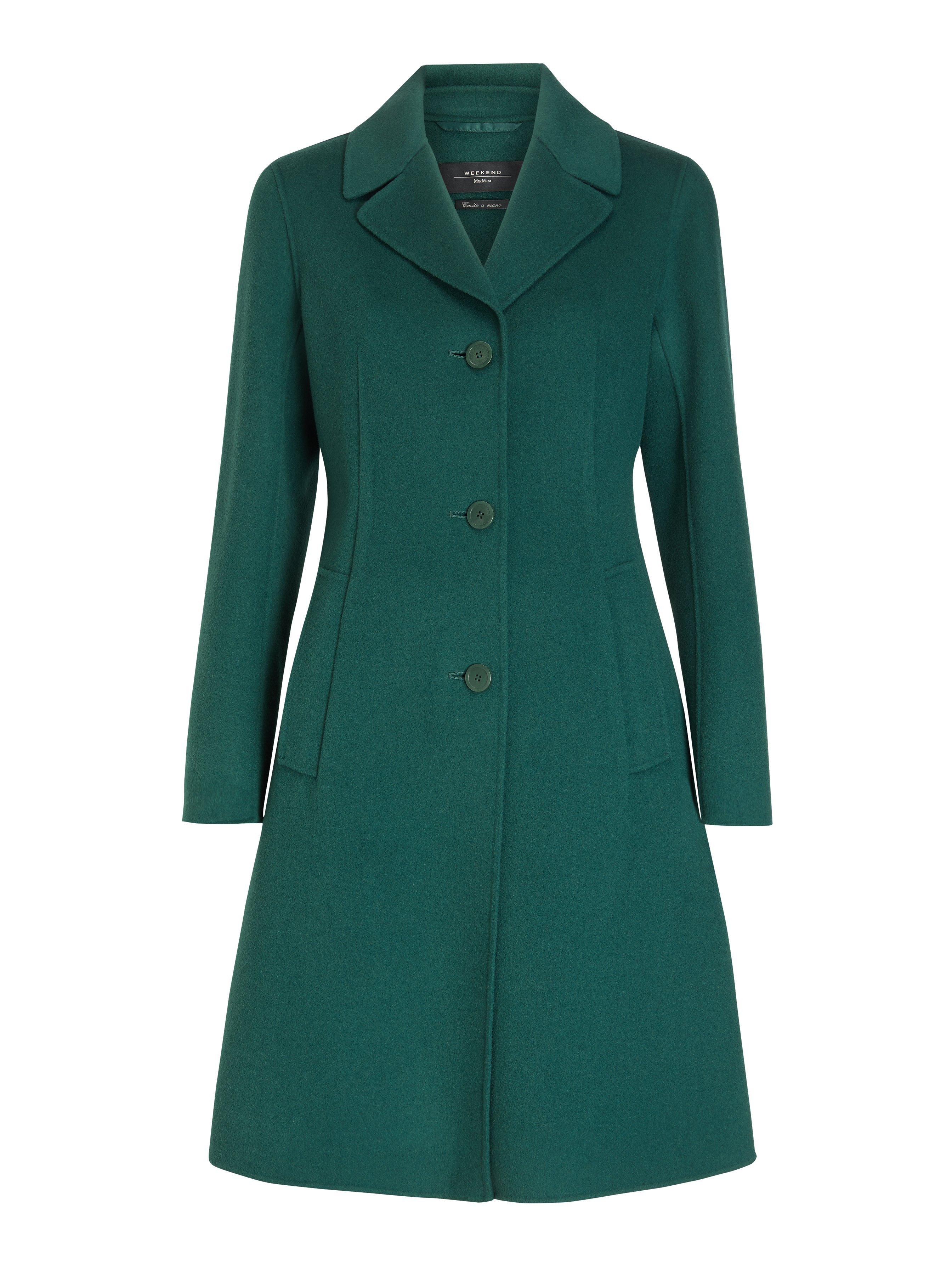 Weekend MaxMara Uggioso Revere Collar Coat, Green