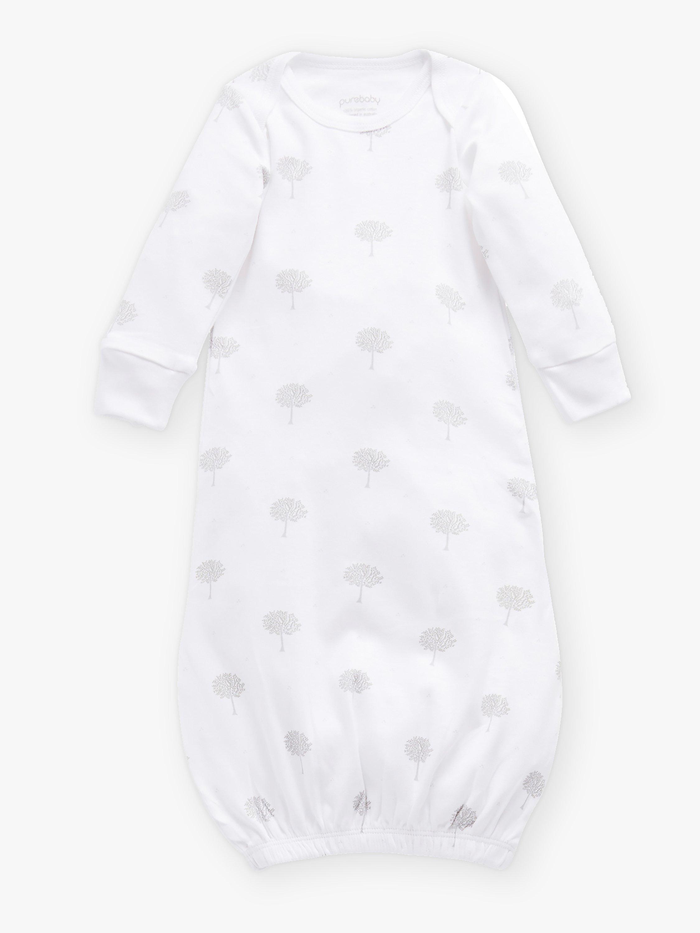 Product image 2 of 5, which shows Purebaby Organic Cotton Essentials Collection Newborn Hospital Gift Set, Pack of 6, White, Newborn