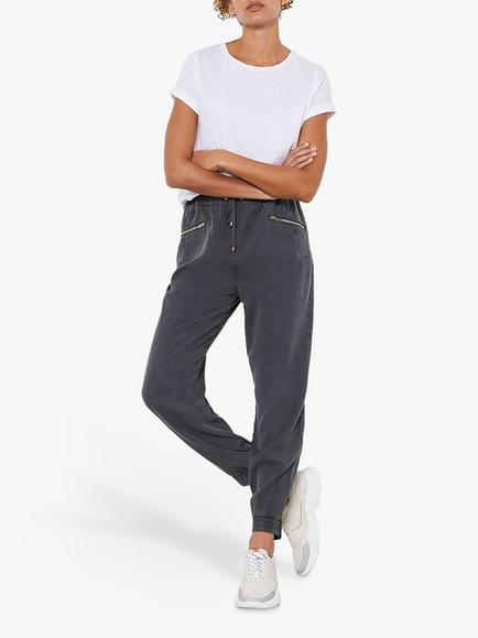 Mint Velvet Cotton Star T-Shirt - view 2, Ivory