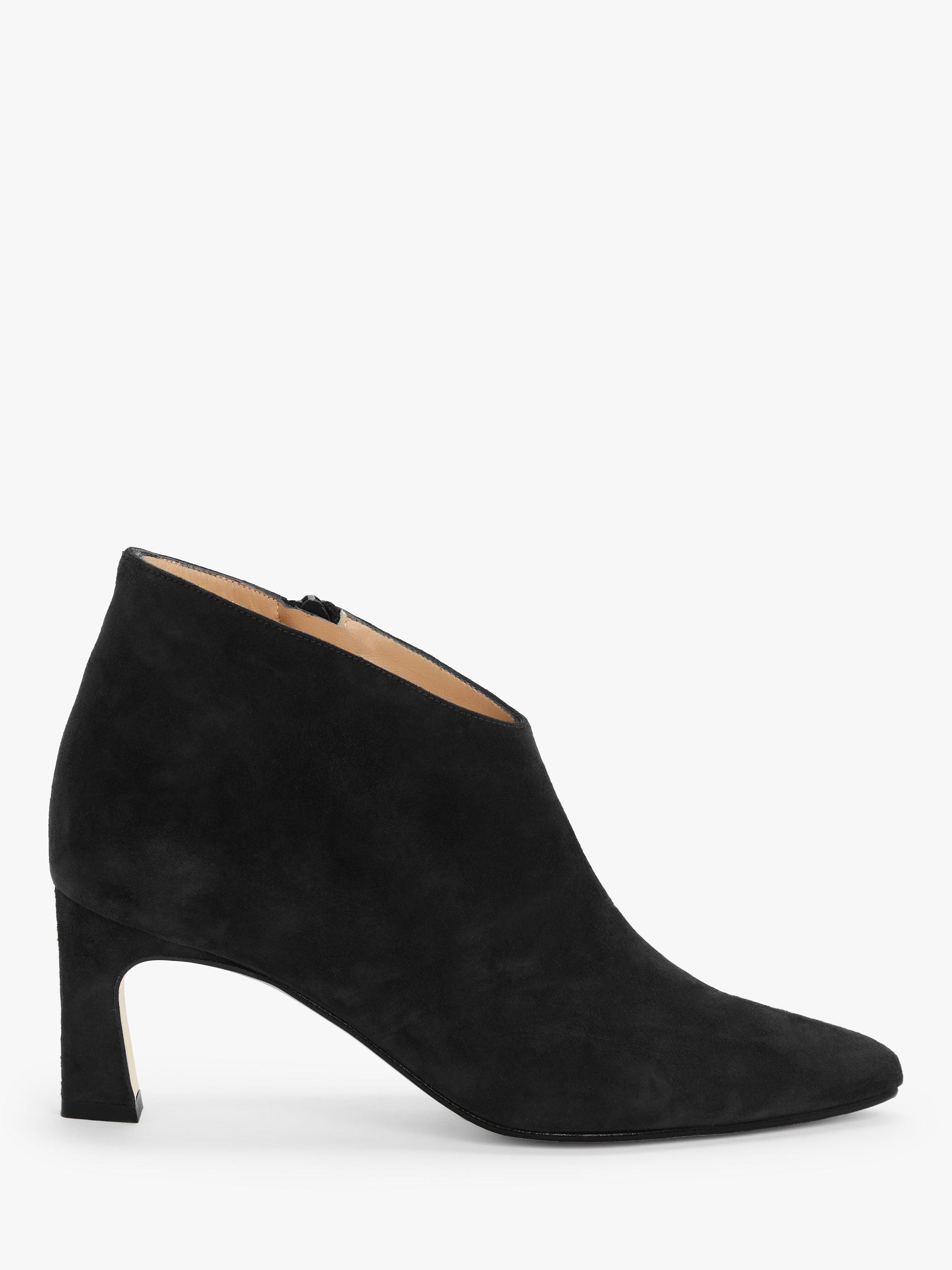 John Lewis Waverly Suede Shoe Boots Black