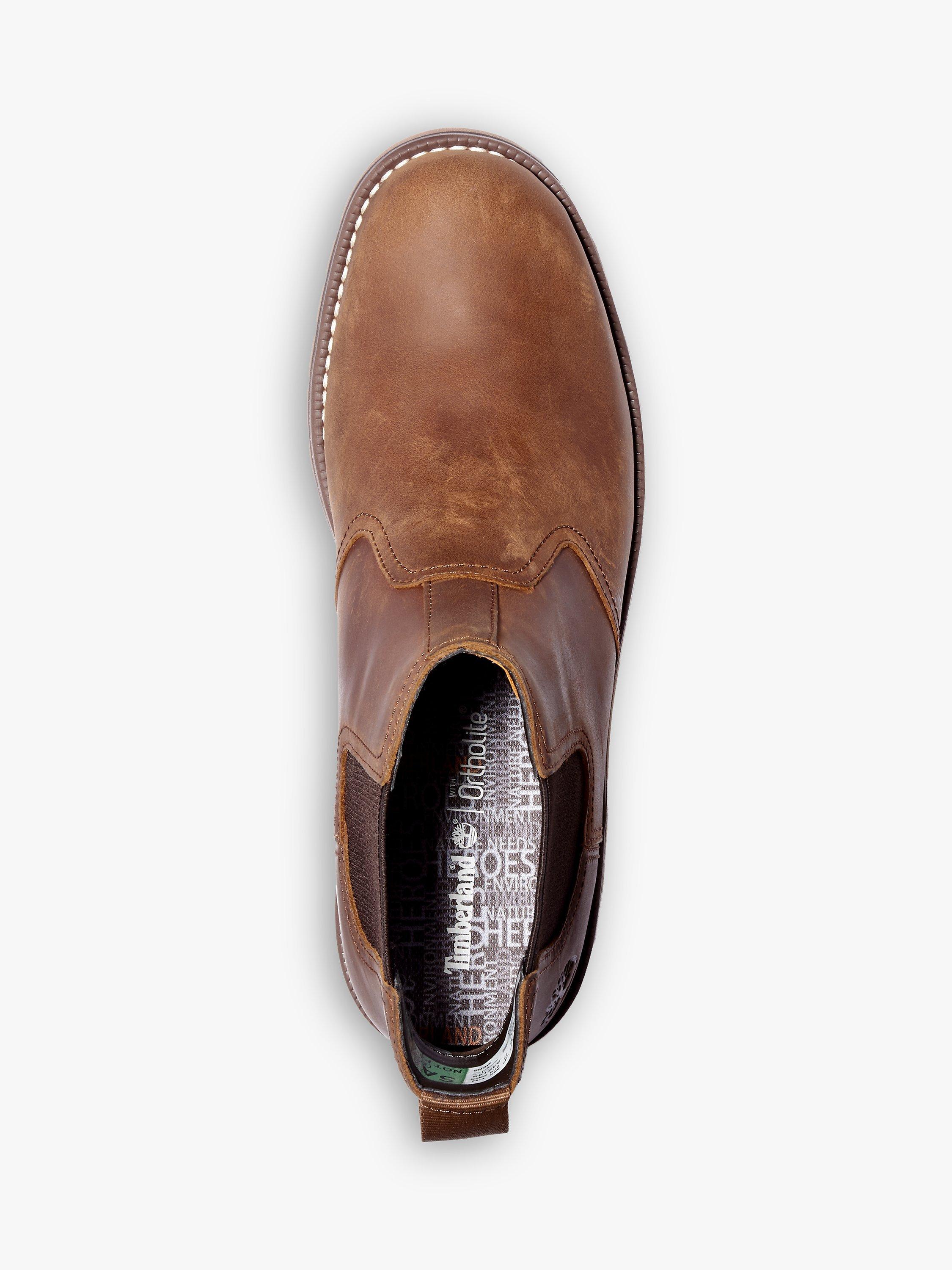 Product image 5 of 6, which shows Timberland Larchmont Leather Chelsea Boots, Rust, 7