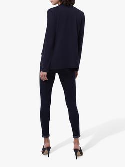 French Connection Josie Jersey Drape Jacket - view 2, Utility Blue