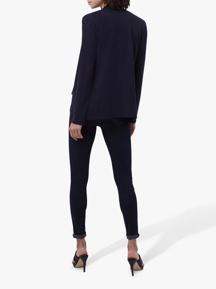 French Connection Josie Jersey Drape Jacket - view 2, Utility Blue