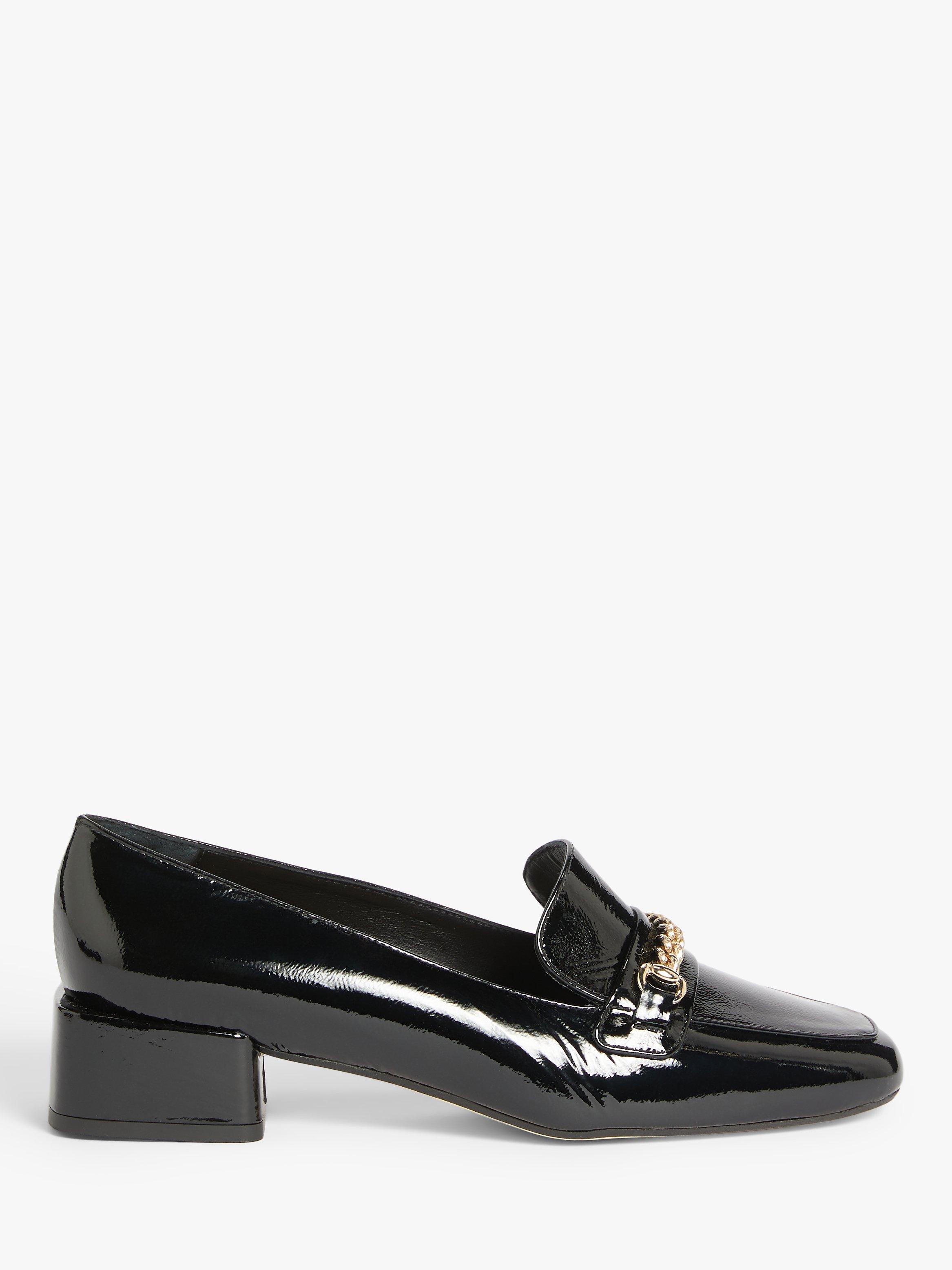 John Lewis & Partners Astrid Patent Loafers, Black