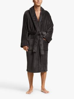 John Lewis Sheared Fleece Robe, Grey