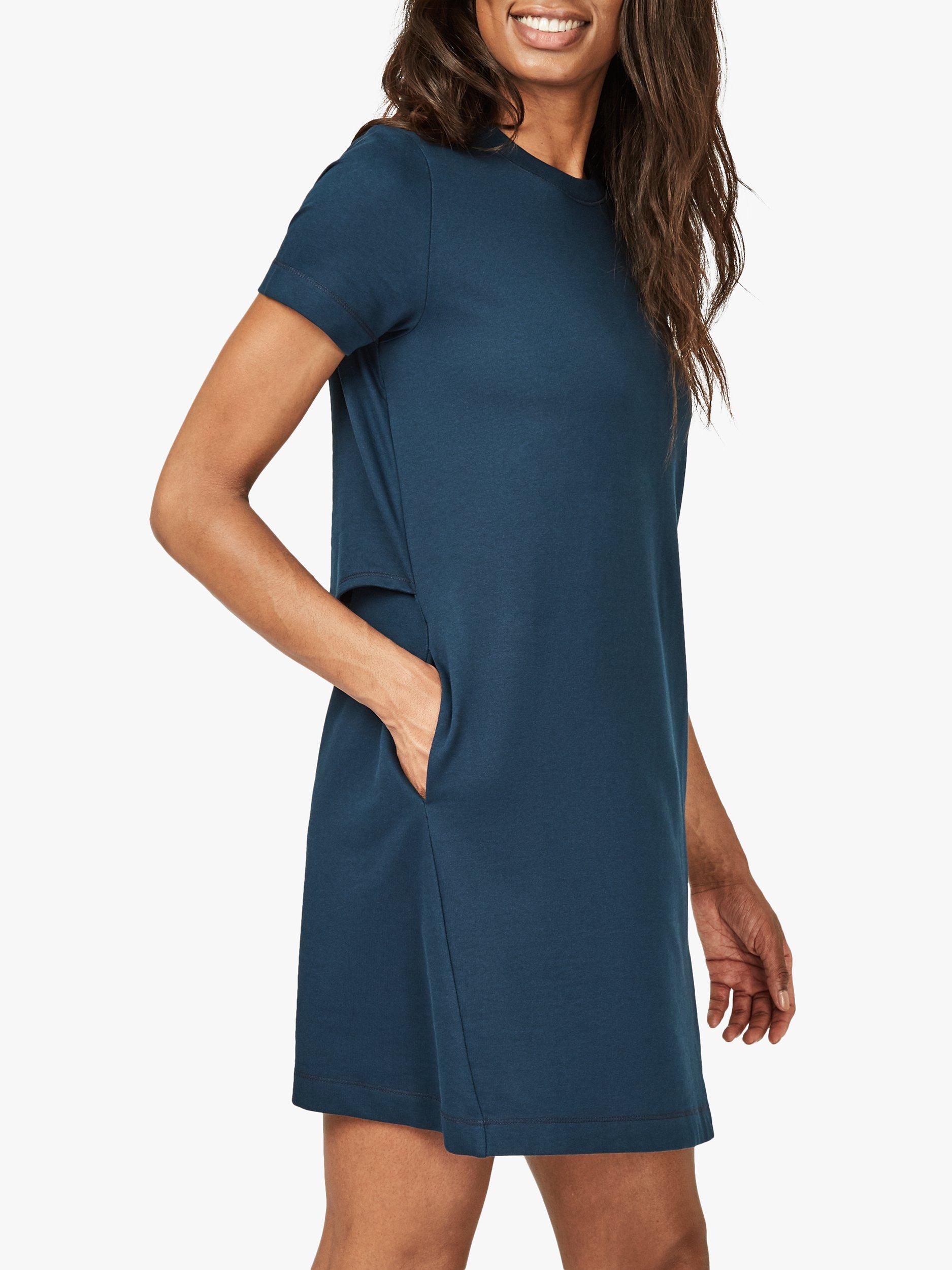 Sweaty Betty Meditate Mini Dress, Beetle Blue