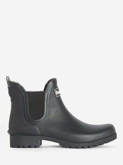 Barbour Wilton Chelsea Wellington Boots, Black