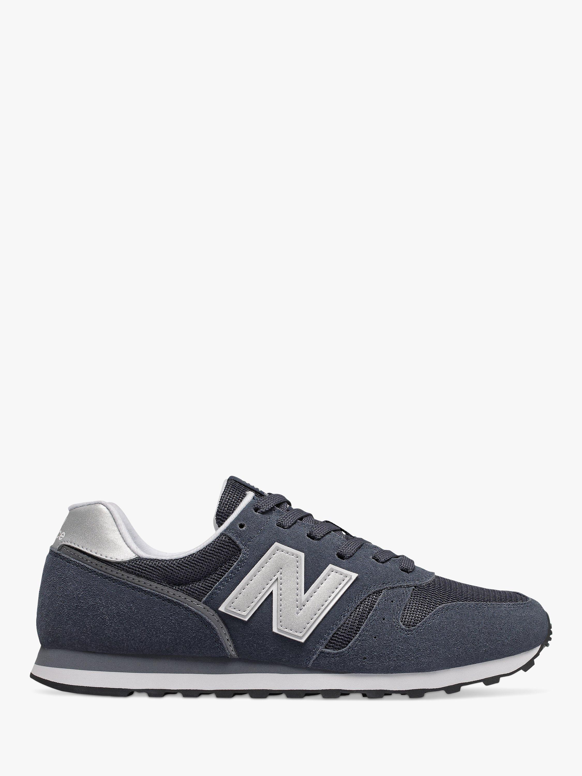 New Balance 373 Suede Trainers Navy