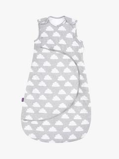 Snüz SnüzPouch Clouds Baby Sleeping Bag, 1 Tog, Grey, 0-6 months