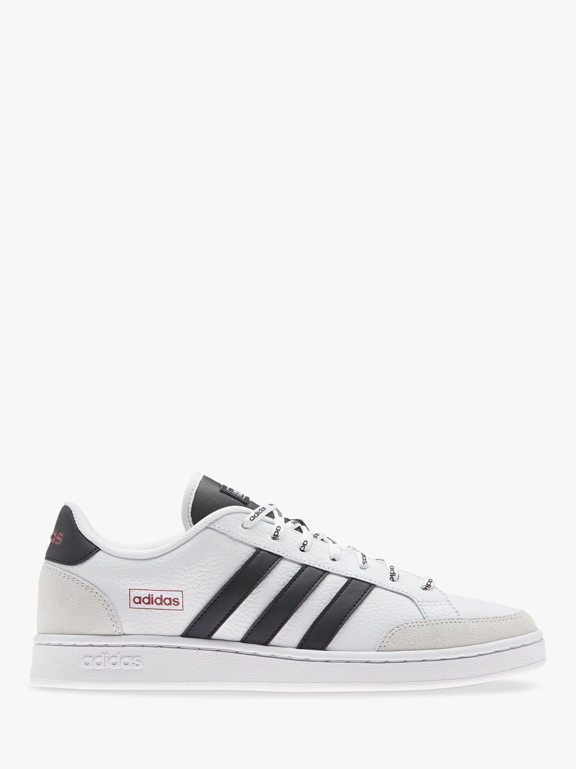 adidas Grand Court Trainers, White/Black