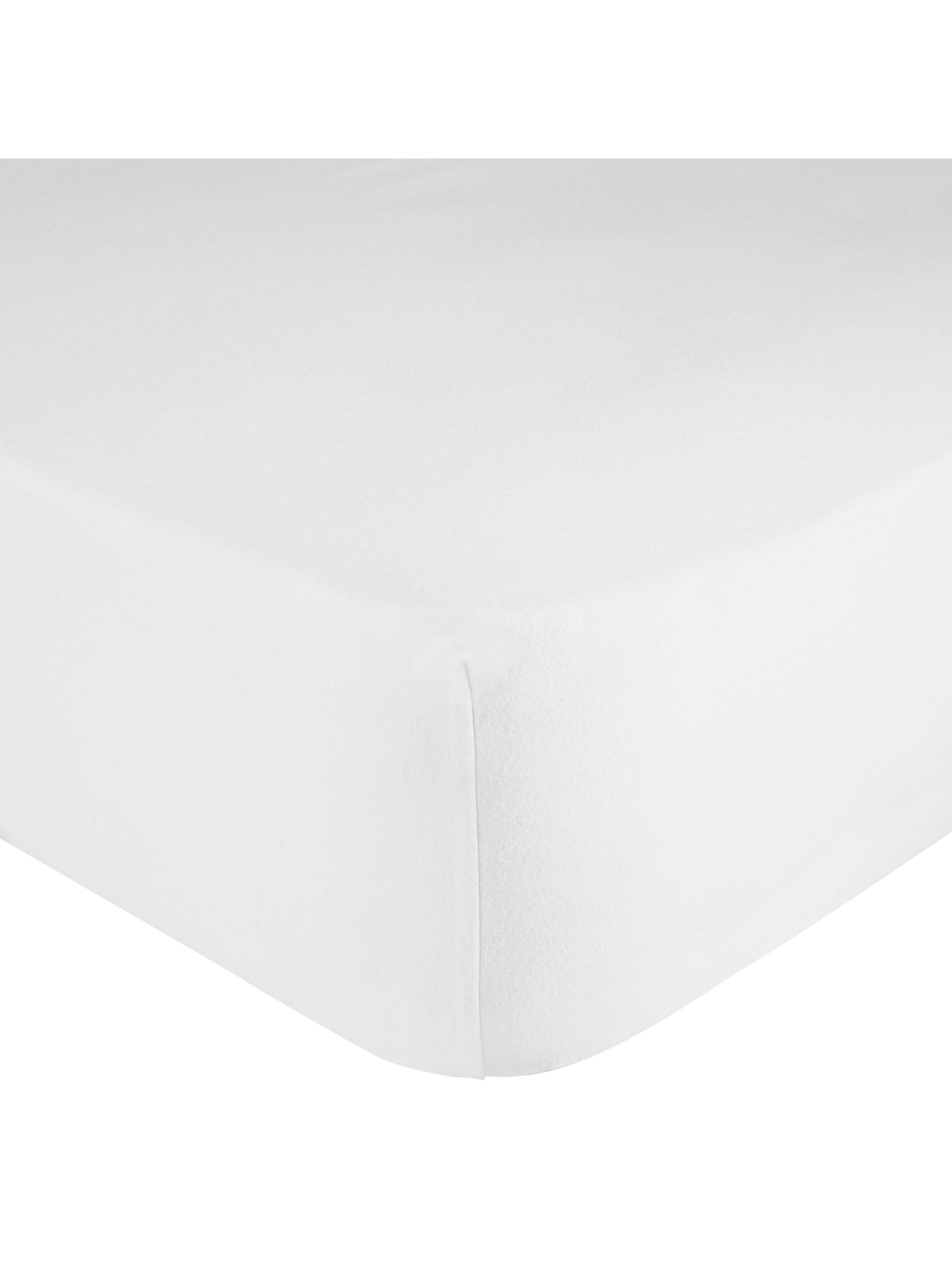 John Lewis Warm & Cosy Brushed Cotton Fitted Sheet