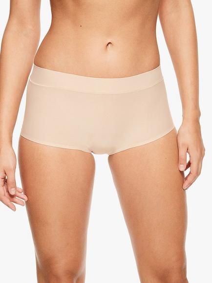 Chantelle Soft Stretch Boy Short Knickers, Nude