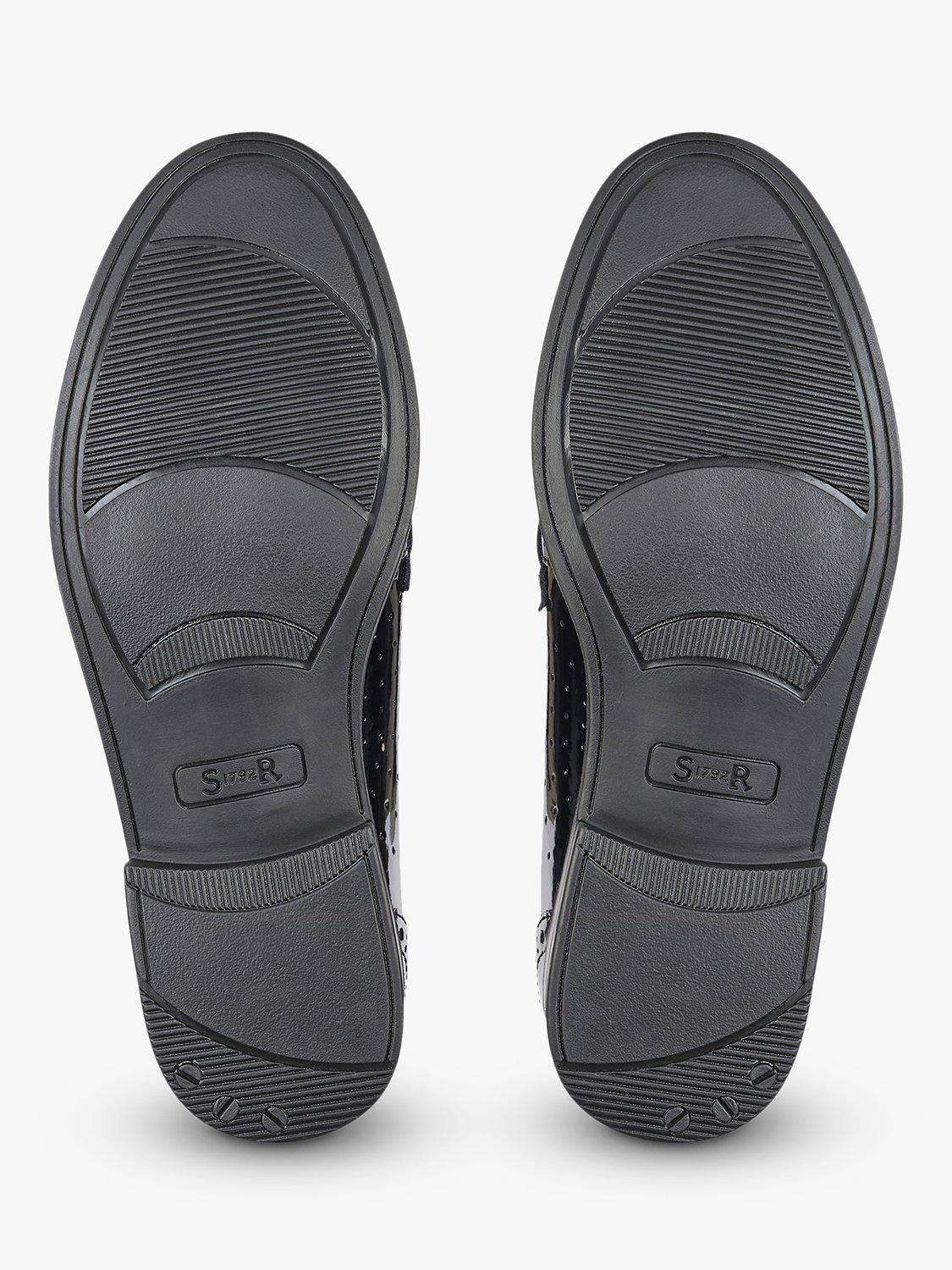 Start Rite Kids Sketch Patent Loafer Shoes Black