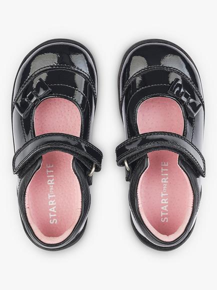 Start-Rite Kids' Twizzle Patent Shoes, Black - view 2, Black