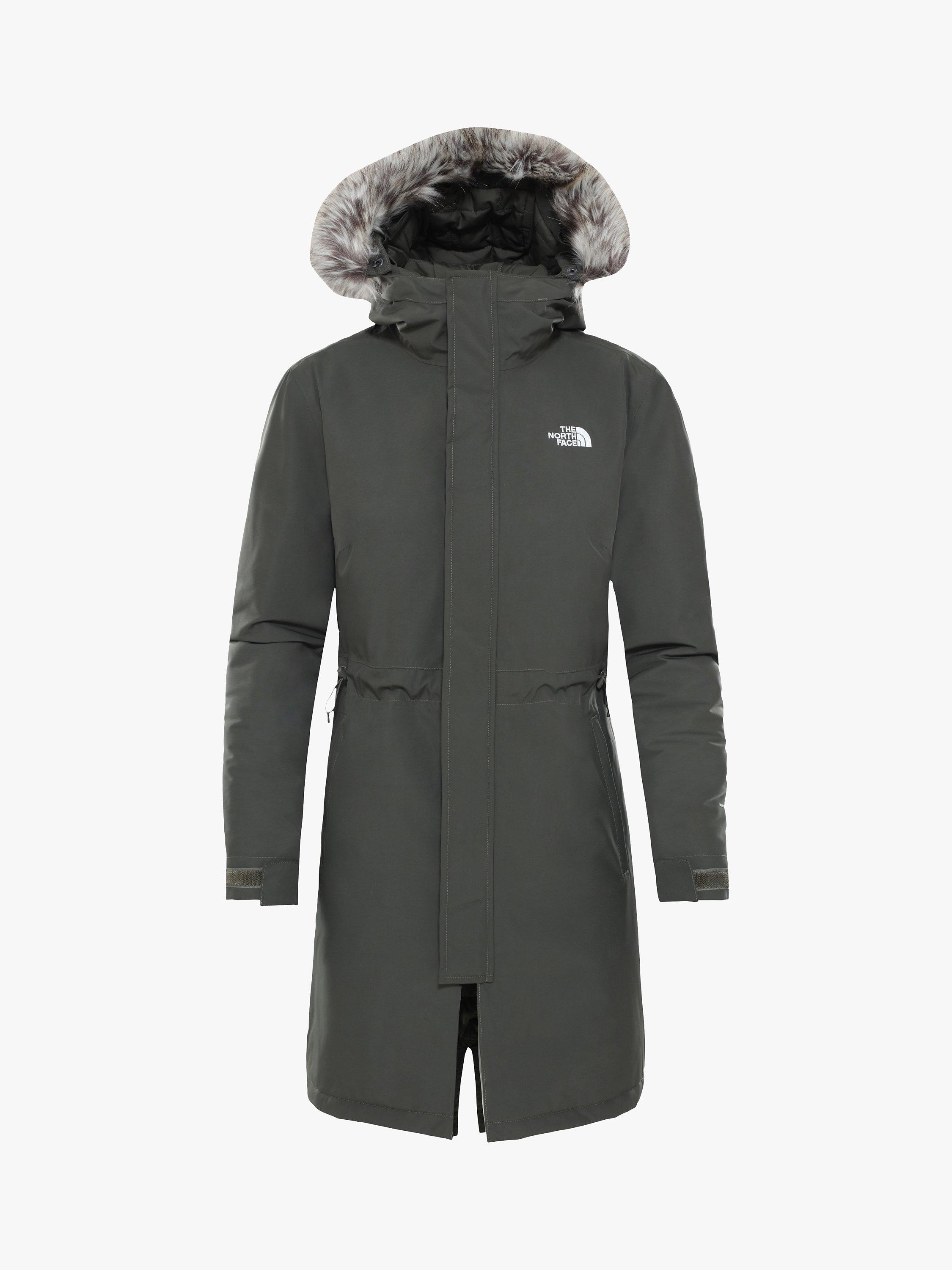 The North Face Zaneck Women's Recycled Waterproof Parka Jacket, New Taupe Green
