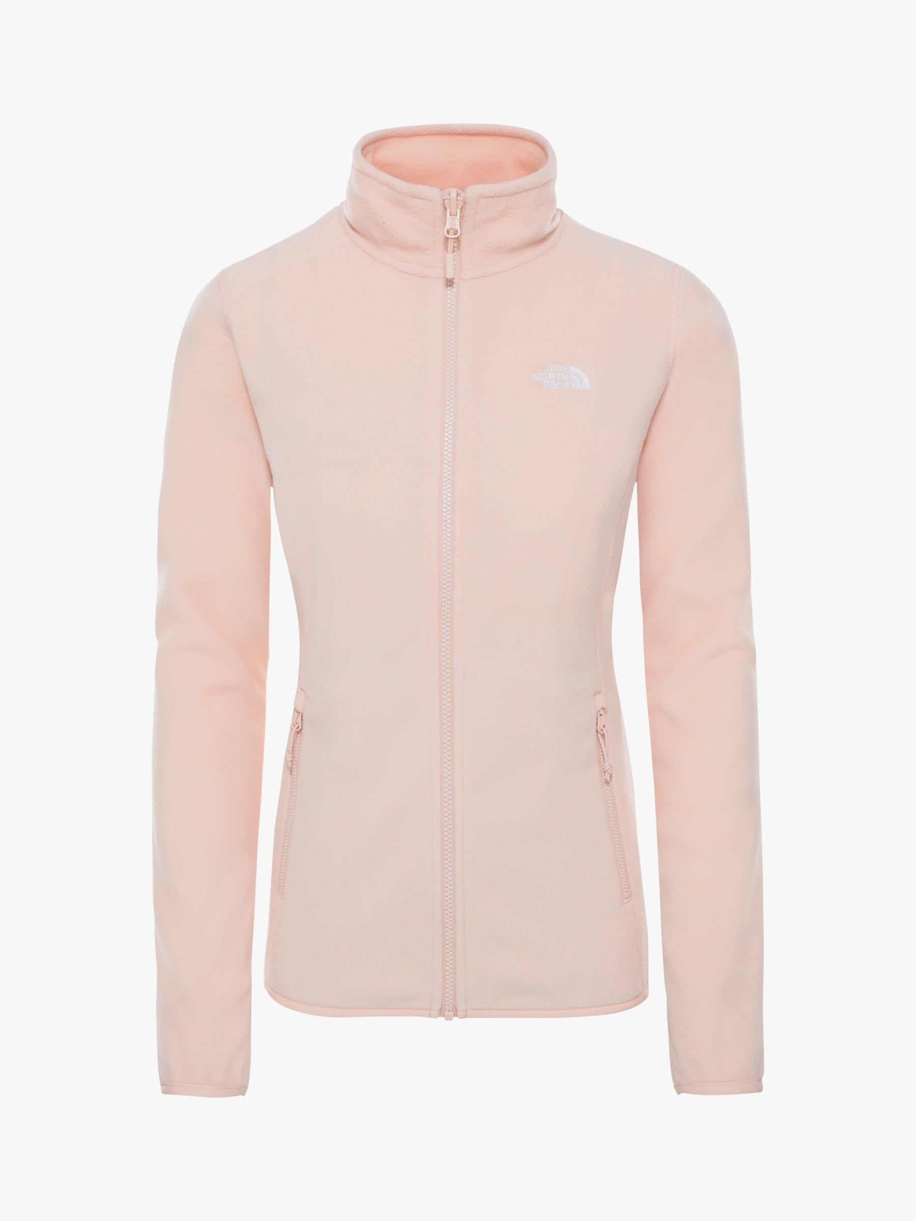 The North Face 100 Glacier Full Zip Women's Fleece, Morning Pink