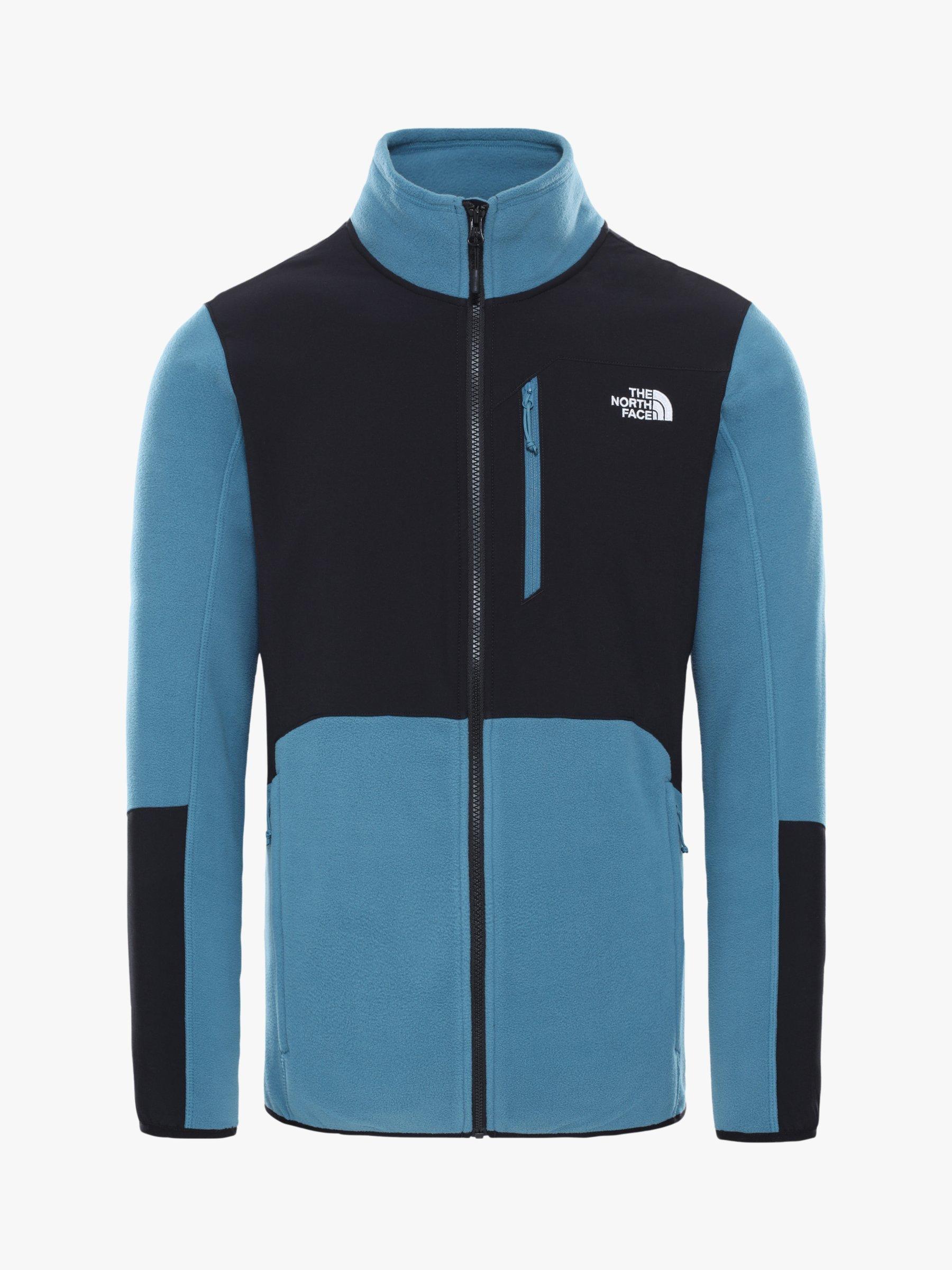 The North Face Glacier Pro 1/4 Zip Fleece, Mallard Blue/Tnf Black