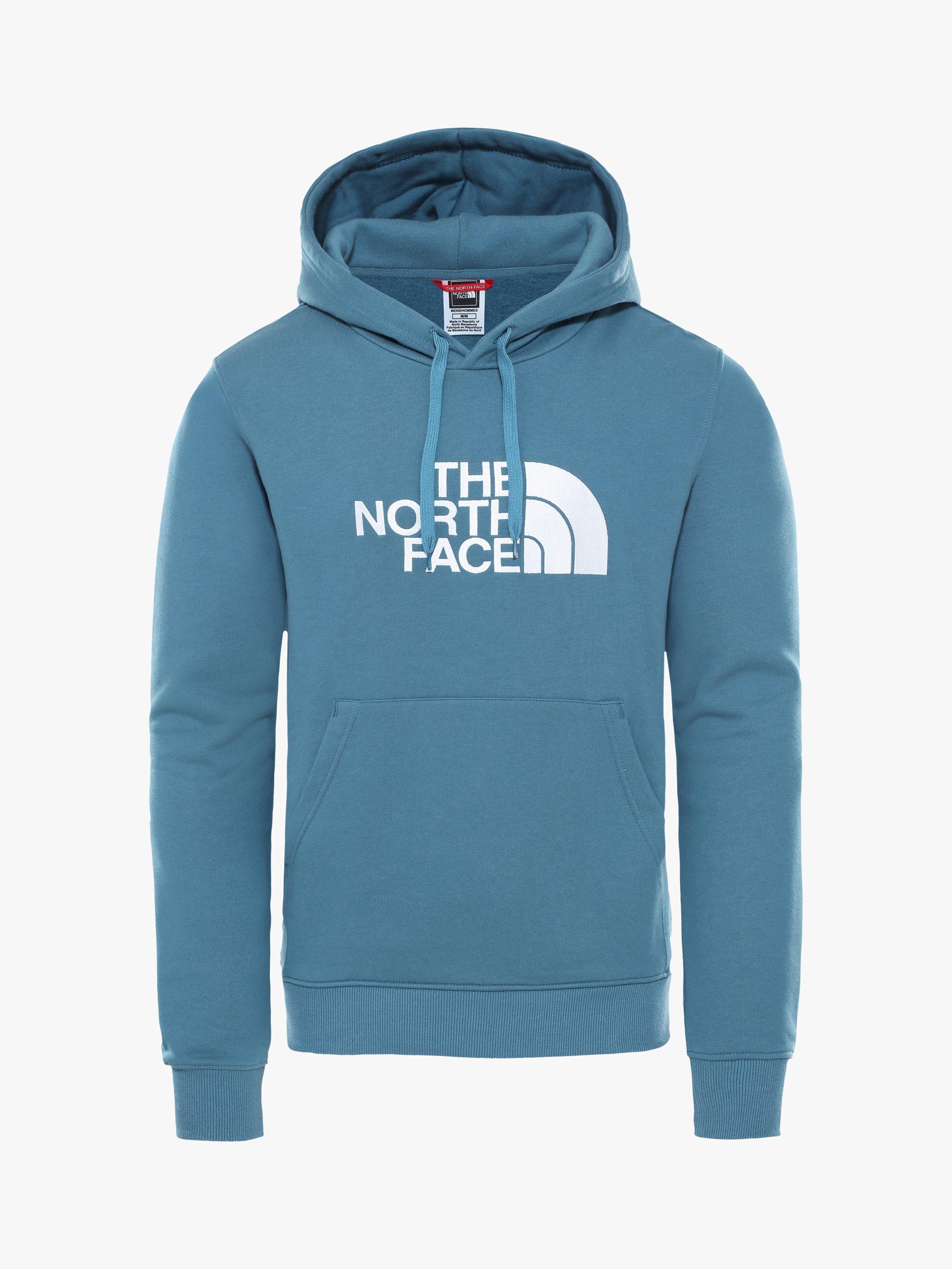 The North Face Drew Peak Hoodie, Mallard Blue/White