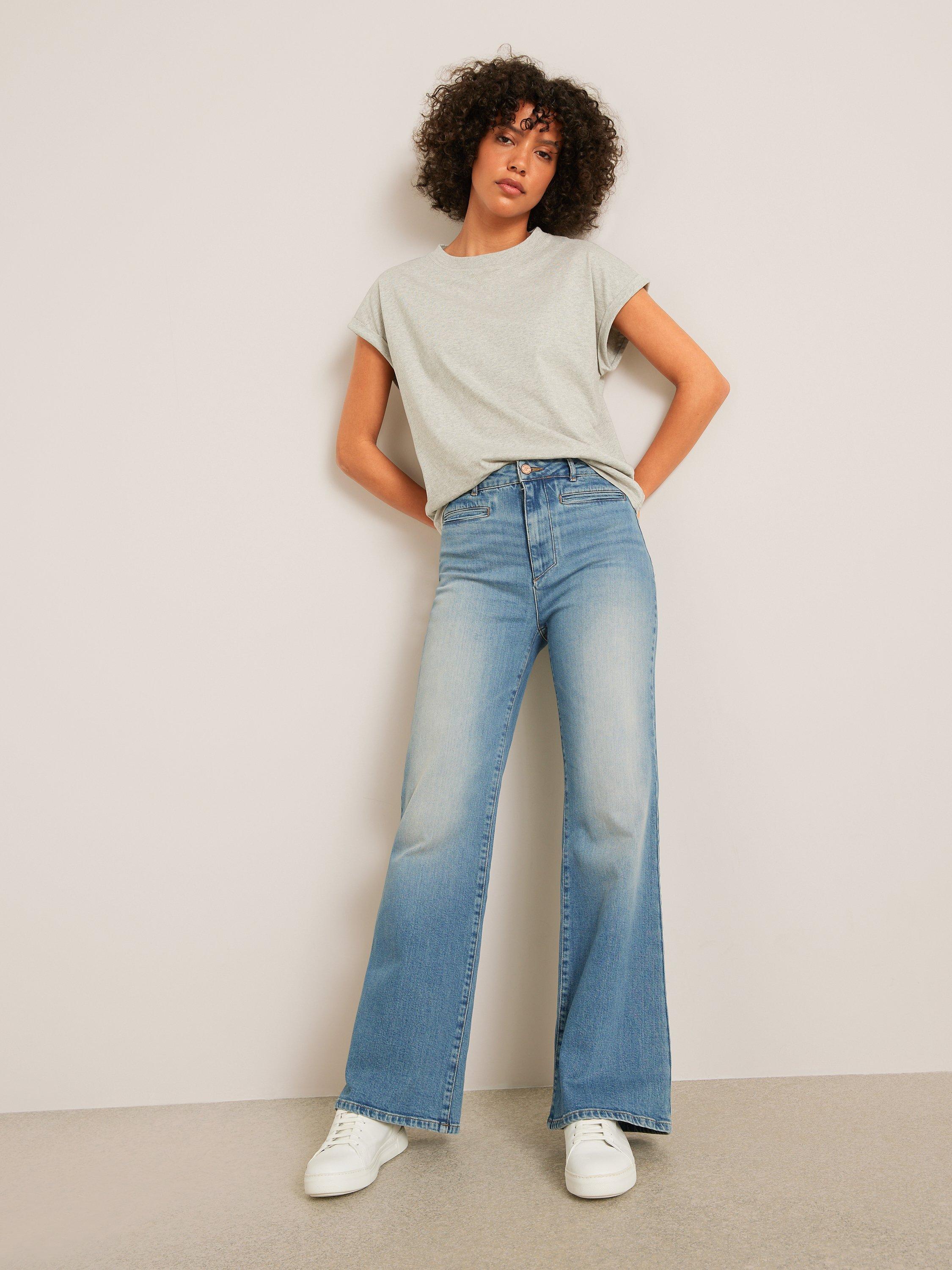 AND/OR Belmont Flare Jeans, Darkened Sky