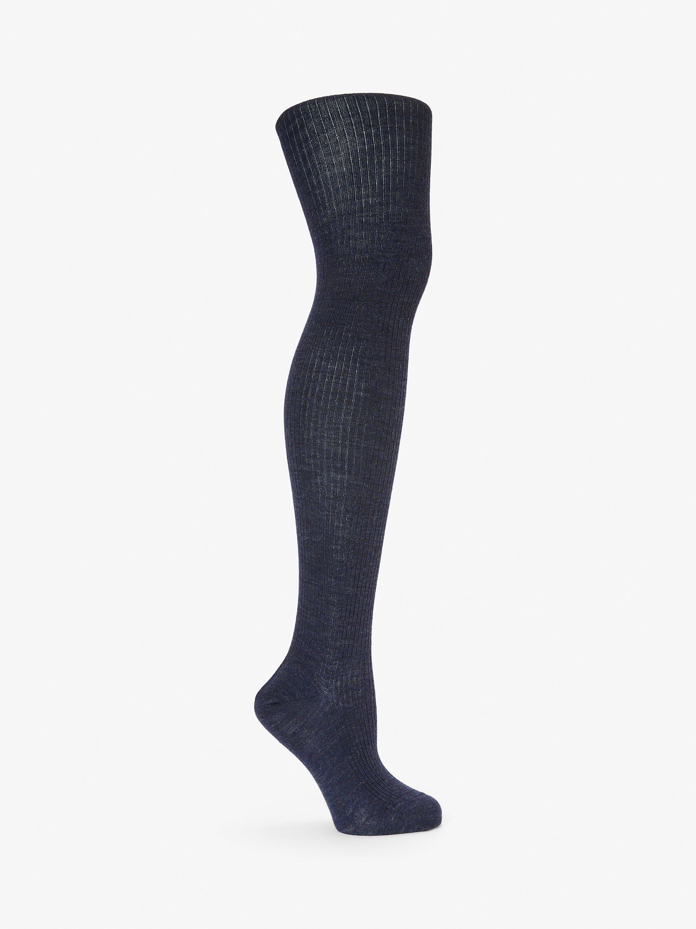 John Lewis Wool Ribbed Tights
