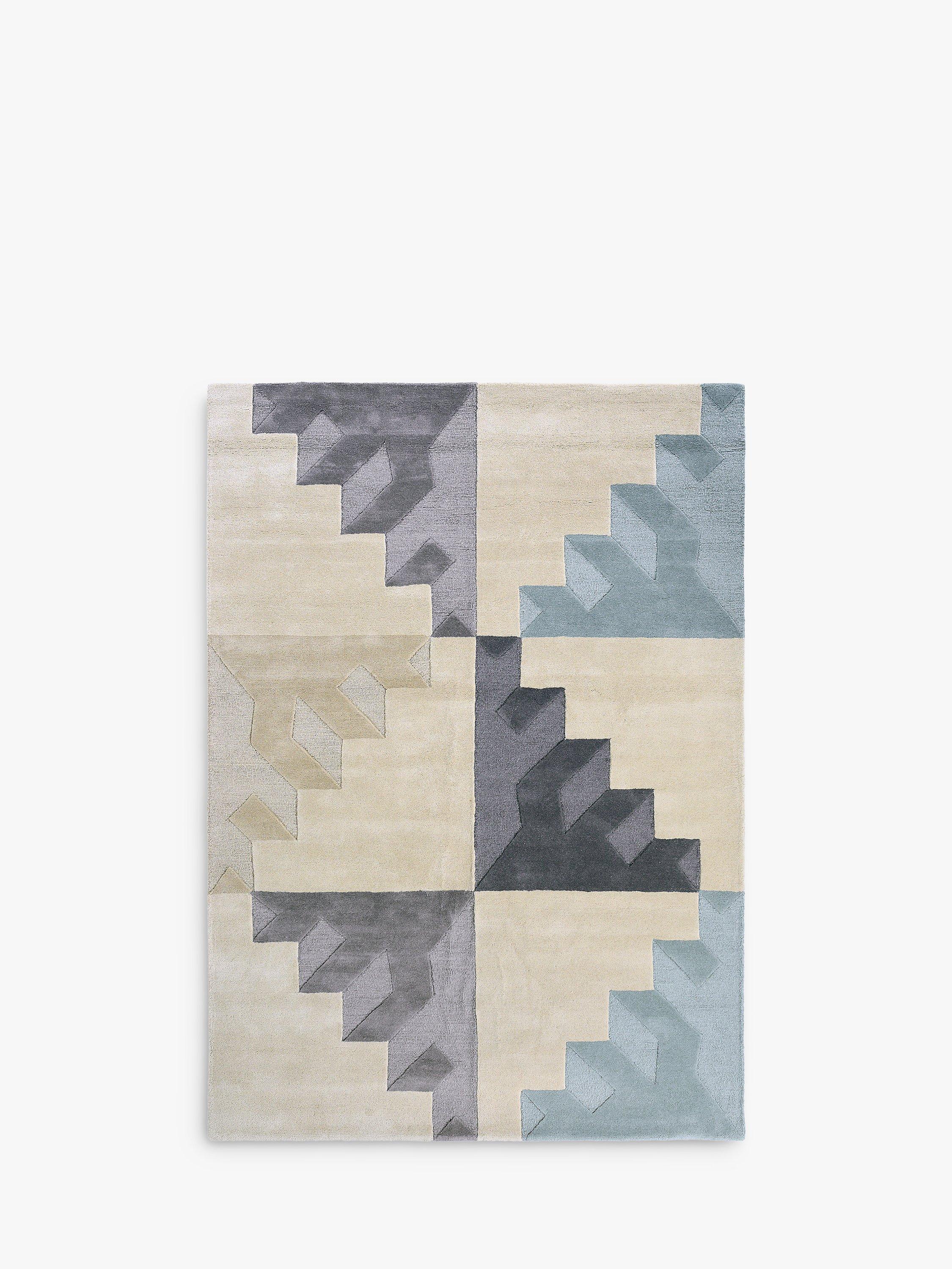 Harlequin Mehari Geometric Rug, Grey, L240 x W170 cm