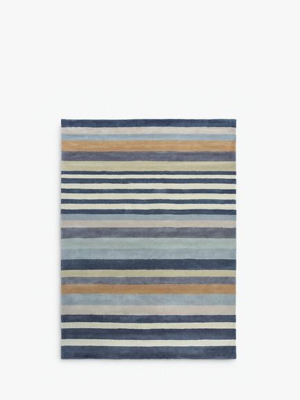 Harlequin Rosita Striped Rug, Blue