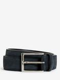 John Lewis Made in Italy 35mm Suede Belt, Navy