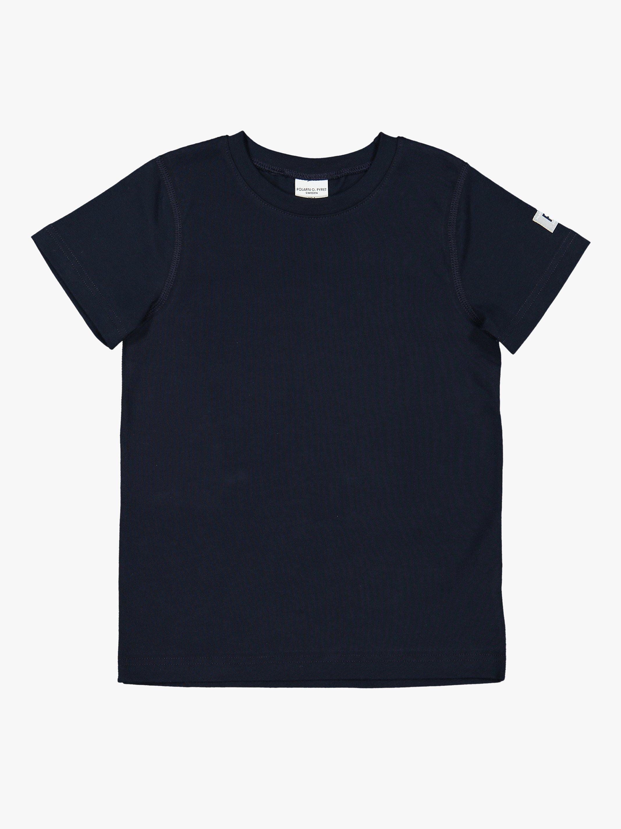 Product image 3 of 3, which shows Polarn O. Pyret Baby GOTS Organic Cotton T-Shirt, Blue, 6-9 months