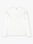 Polarn O. Pyret Baby GOTS Organic Cotton Long Sleeve T-Shirt, White