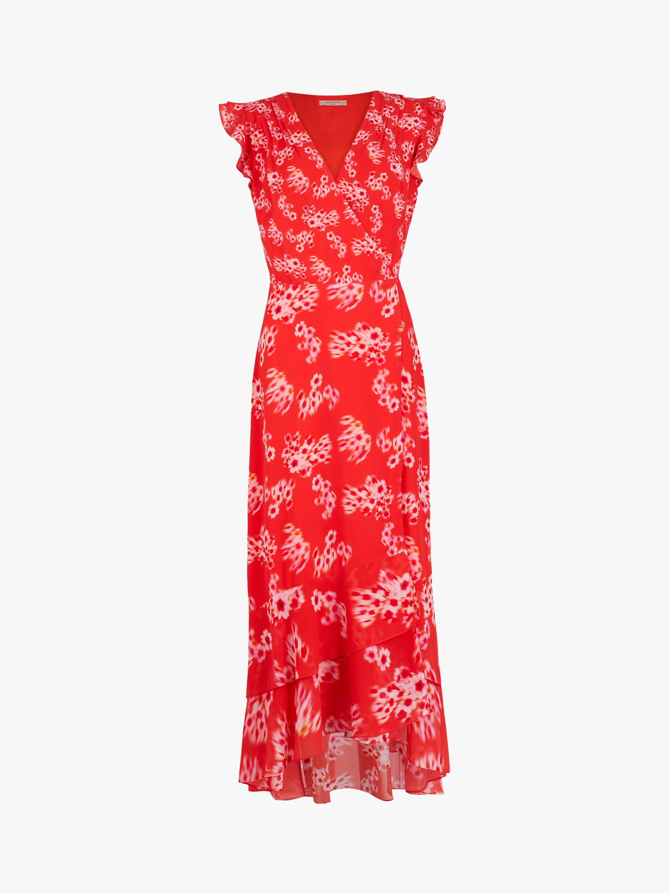 AllSaints Dela Jasmine Dress, Red