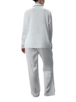 Bluebella Claudia Satin Trouser Pyjama Set - view 2, White