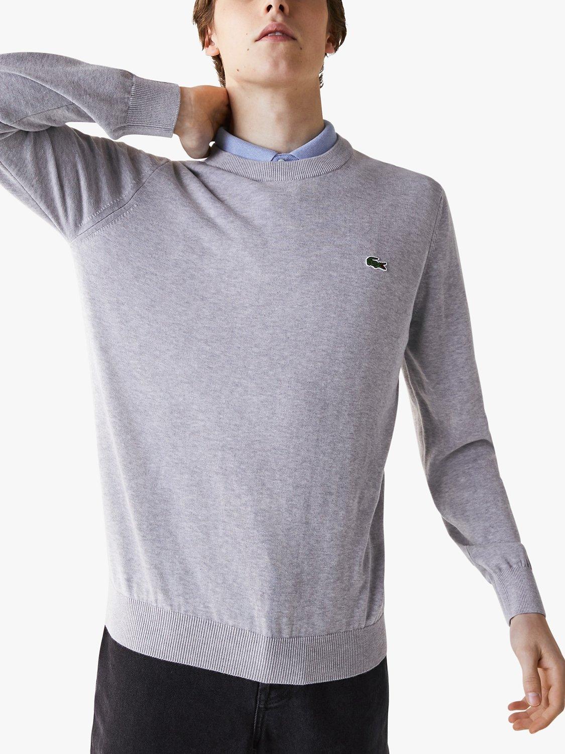 Lacoste Classic Cotton Sweatshirt Grey