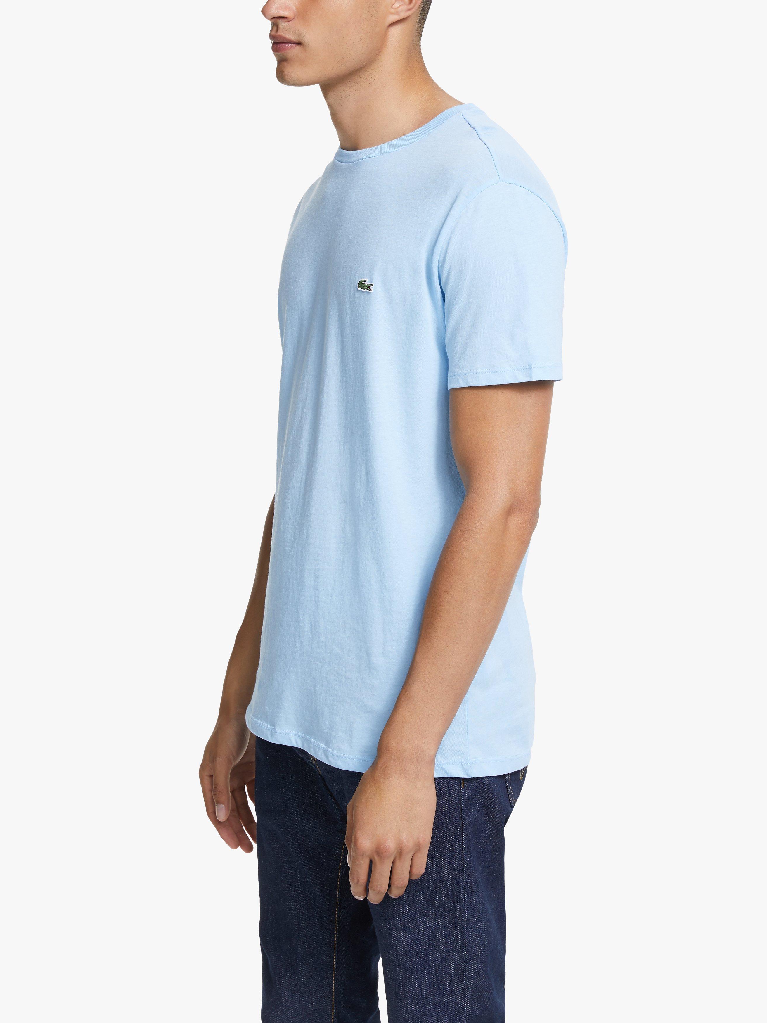 Product image 6 of 6, which shows Lacoste Classic Pima Cotton Crew Neck T-Shirt, Electric Blue, S