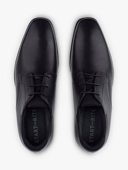 Start-Rite Kids' Academy Lace-Up School Shoes, Black - view 2, Black