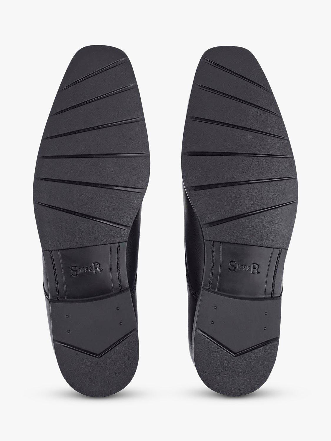 Product image 4 of 6, which shows Start-Rite Kids' Academy Lace-Up School Shoes, Black, 3F