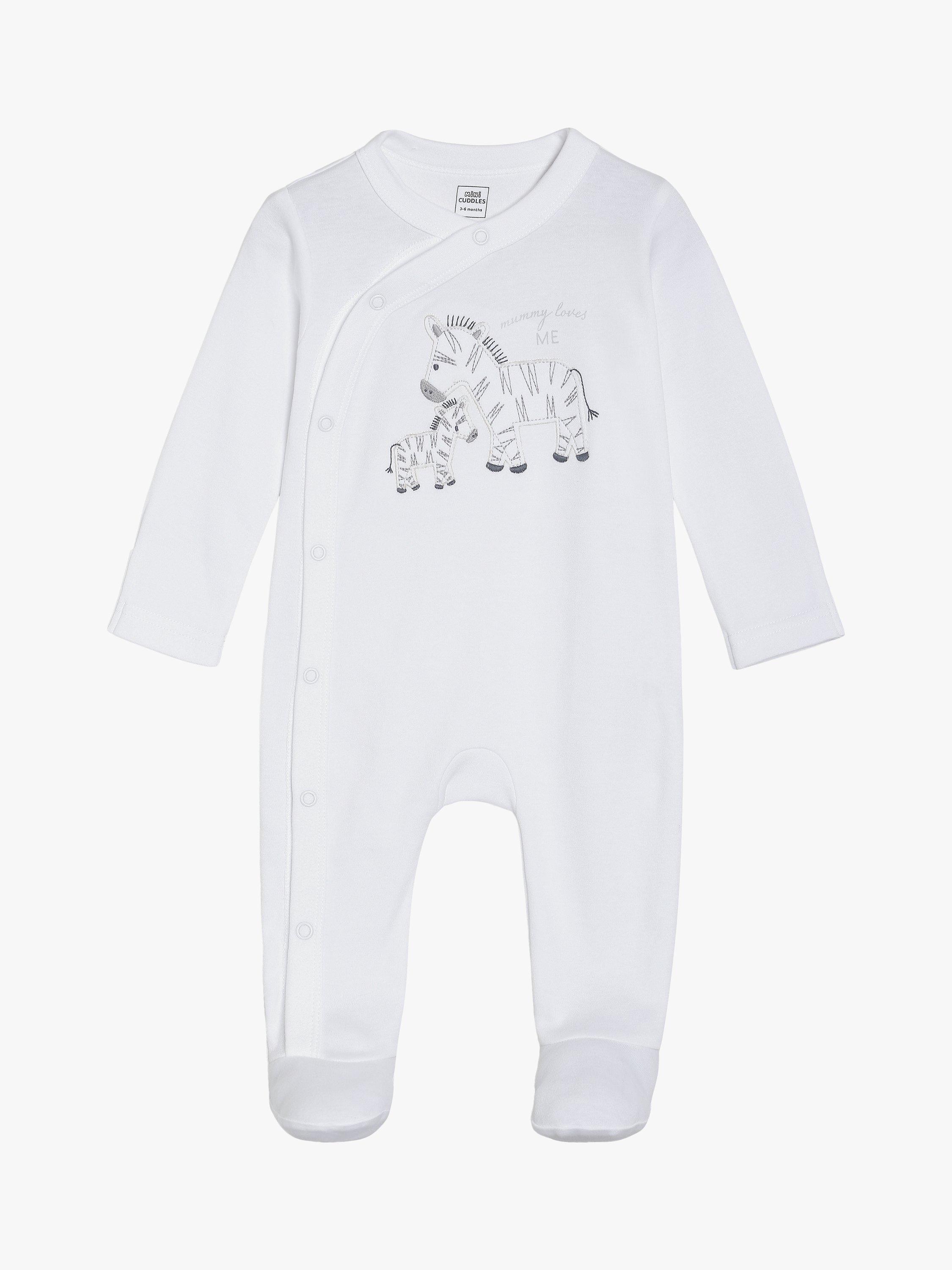 Mini Cuddles Baby Mummy Loves Me Sleepsuit