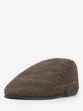 Barbour Cheviot Herringbone Flat Cap, Olive