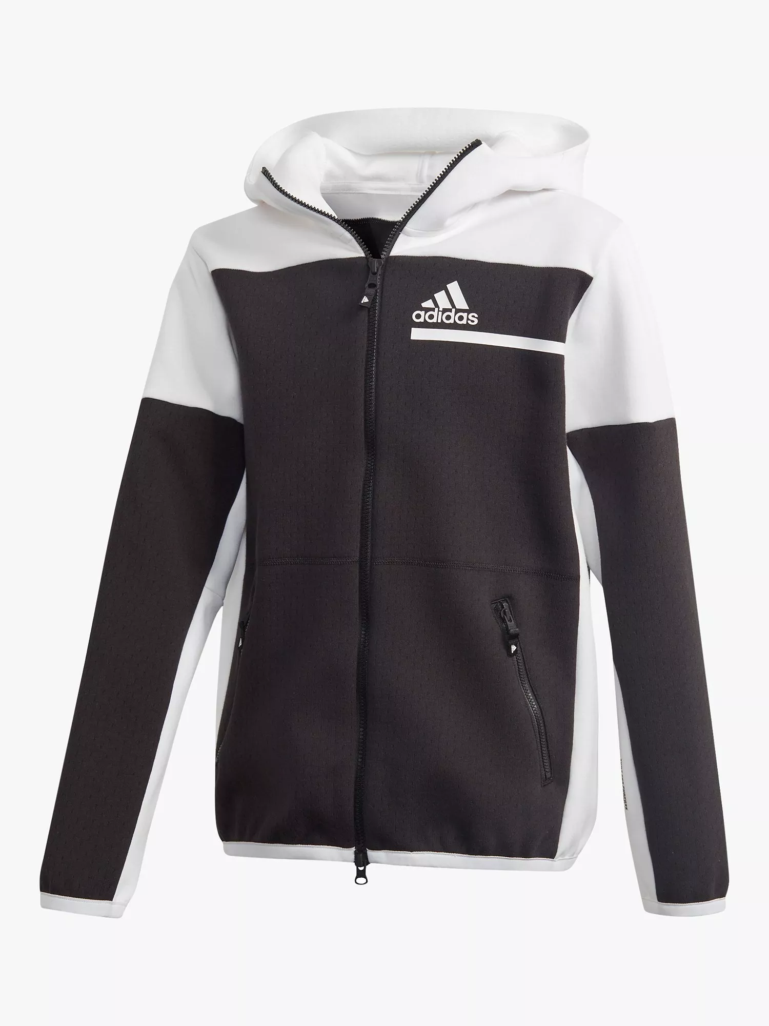 adidas Boys Z.N.E Full Zip Hoodie Black