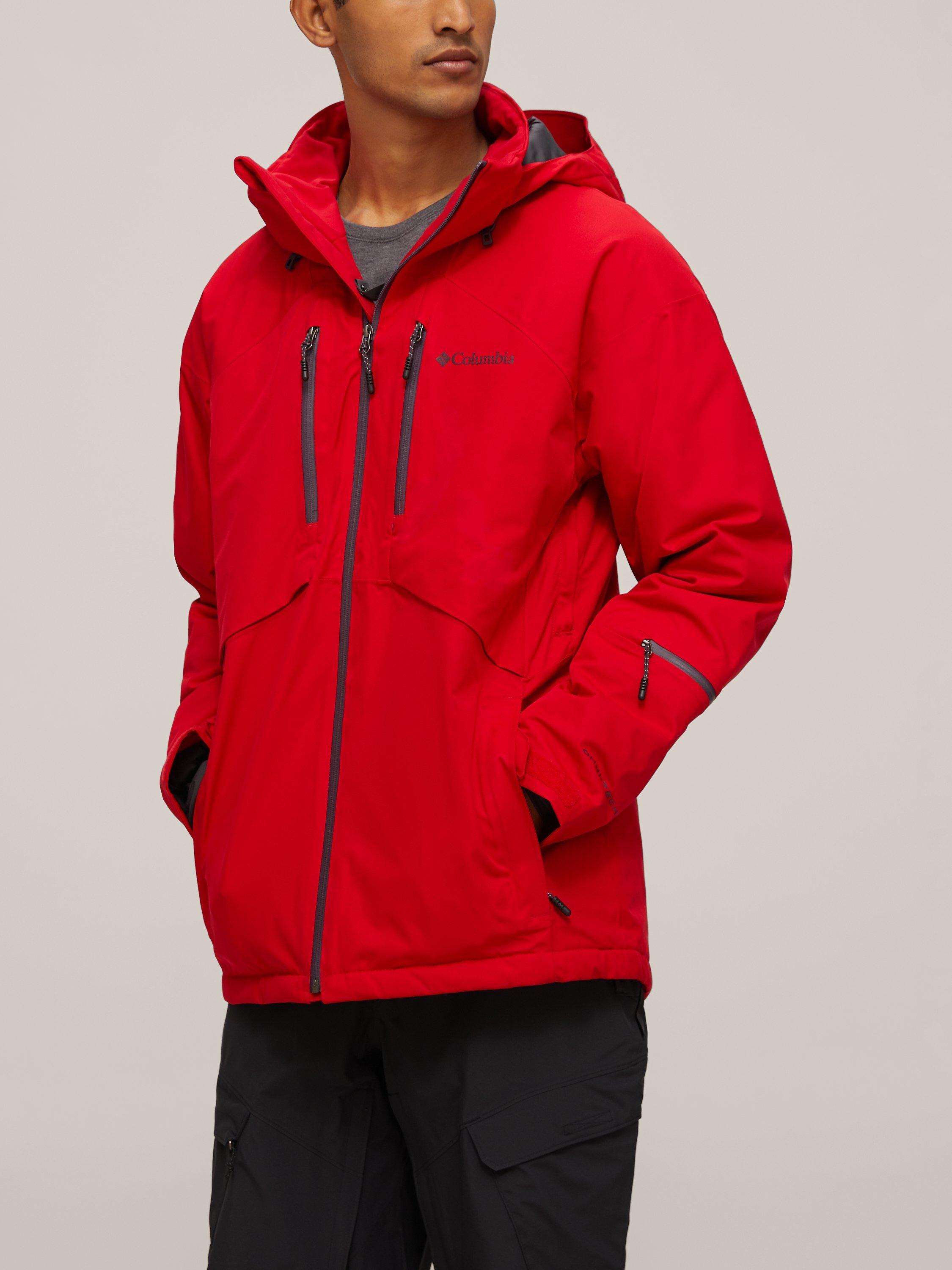 Columbia Peak Divide Men s Waterproof Ski Jacket Red