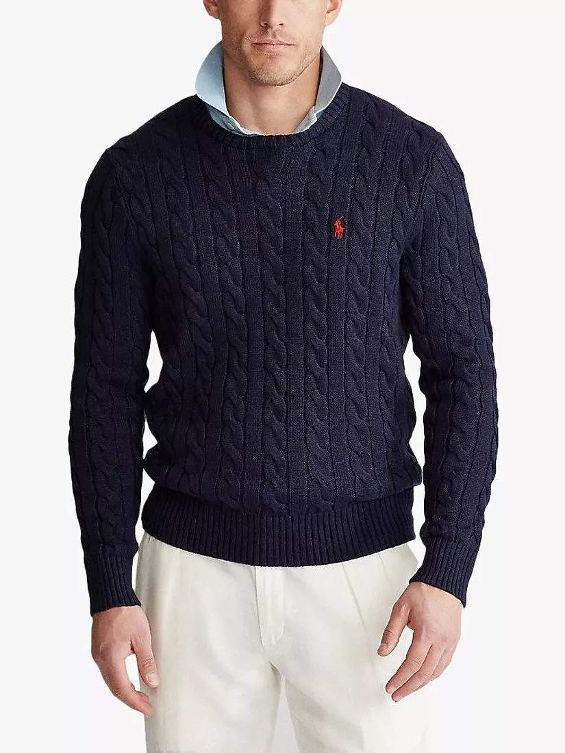 Polo ralph lauren cable knit jumper mens on sale