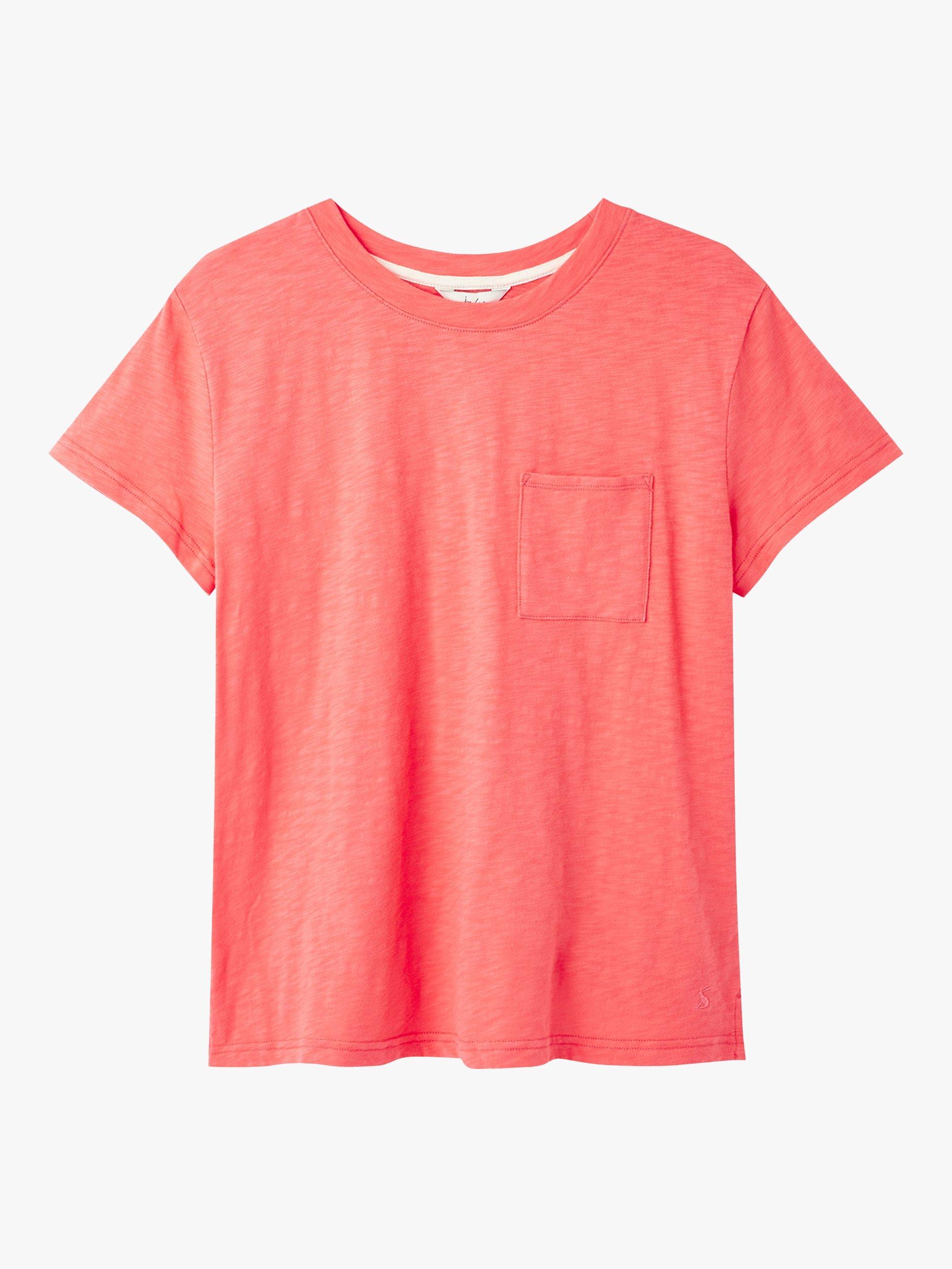 Joules Sofi Pocket T-Shirt, Pink, 16