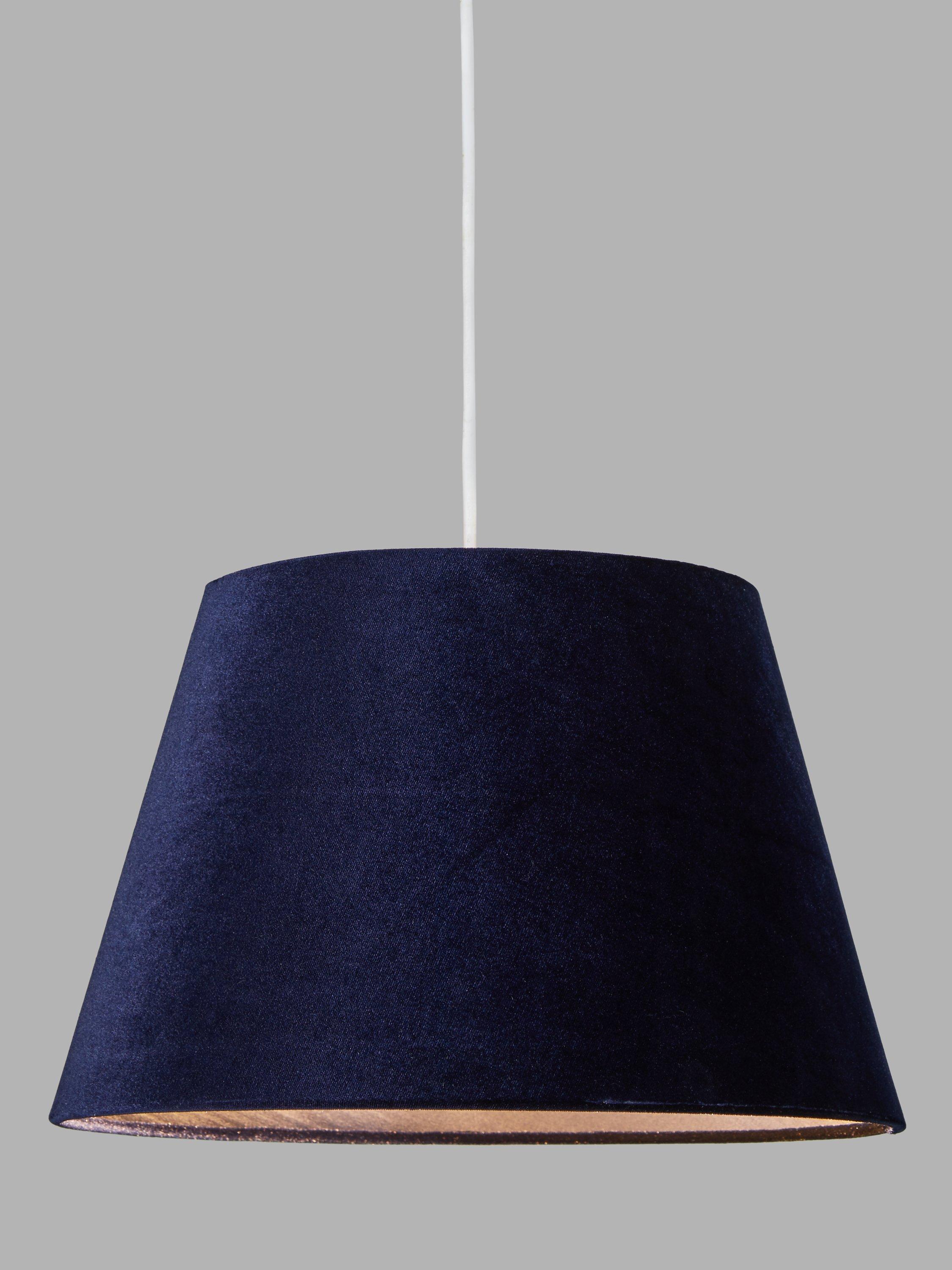 John Lewis Jenny Velvet Tapered Lampshade