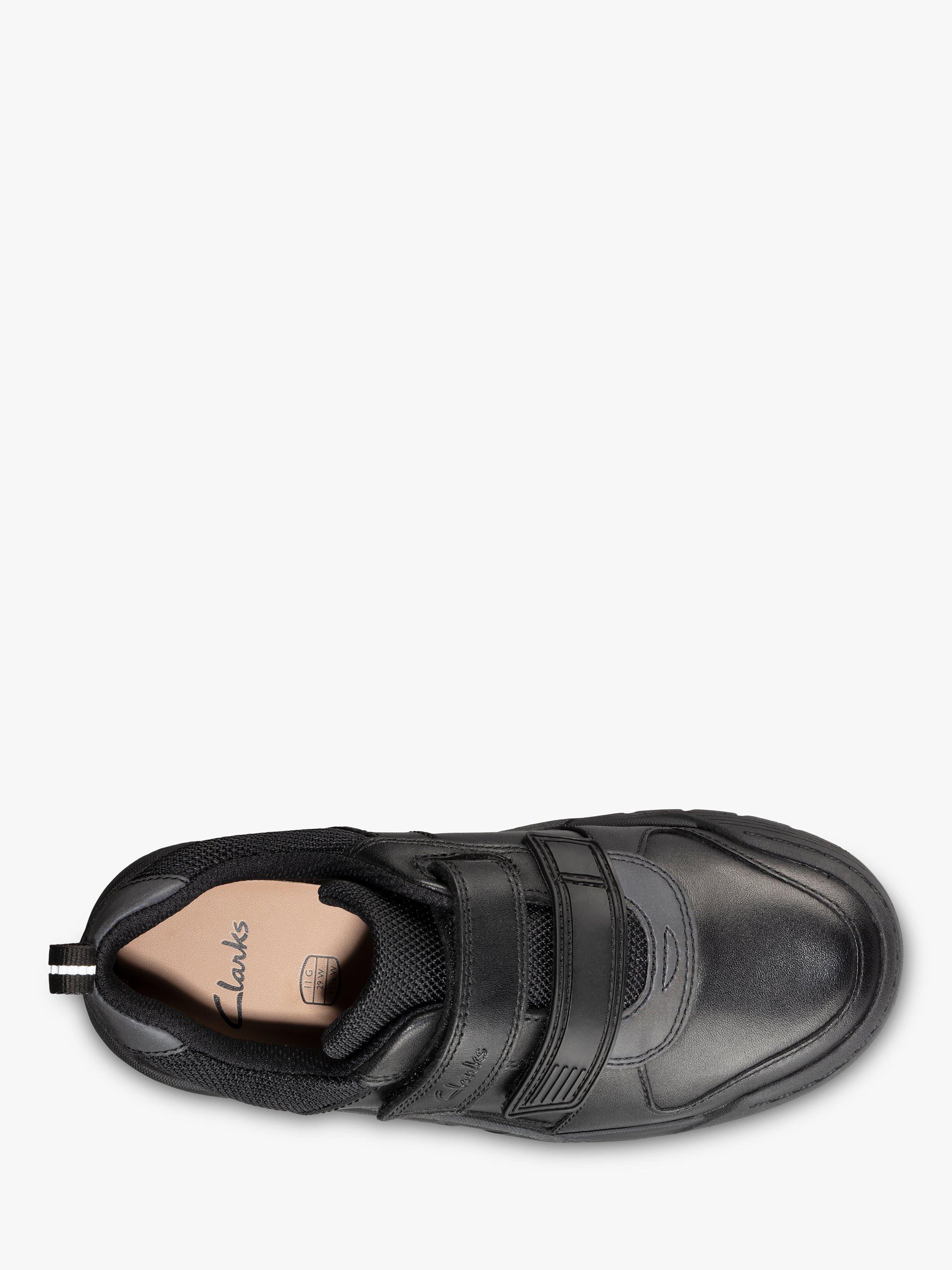 Product image 6 of 7, which shows Clarks Kids' Scooter Speed School Shoes, Black, 11H Jnr