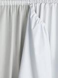 John Lewis Pair Blackout Pencil Pleat & Eyelet Curtain Lining, Natural