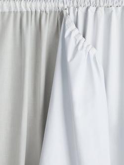 John Lewis Pair Blackout Pencil Pleat & Eyelet Curtain Lining, Natural, Natural