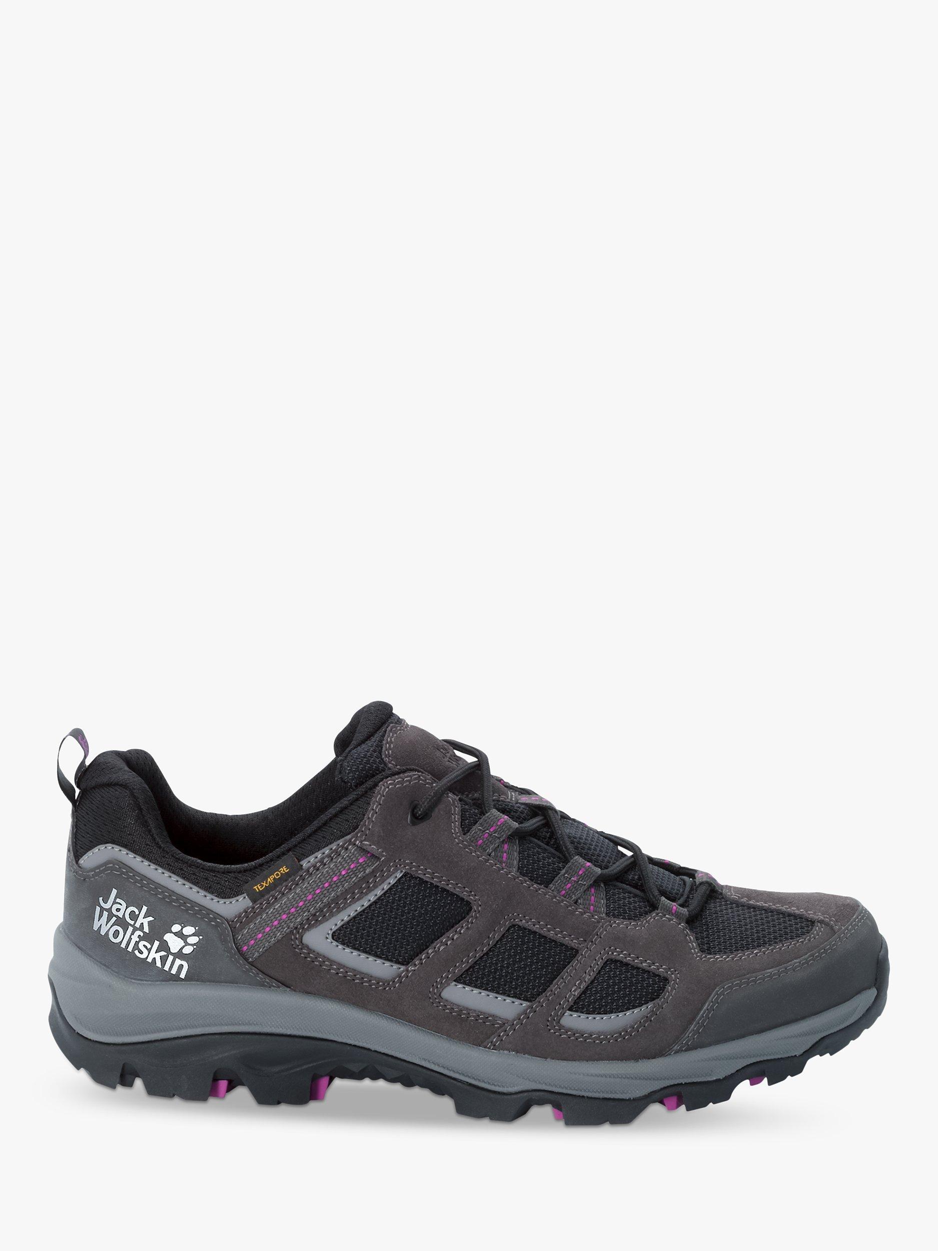 Jack Wolfskin Vojo 3 Texapore Women's Waterproof Walking Shoes, Dark Steel/Purple